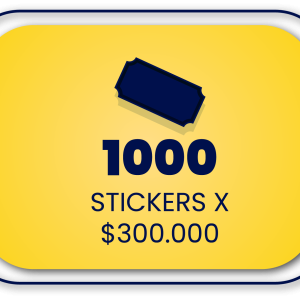 1000 Stickers x 300000