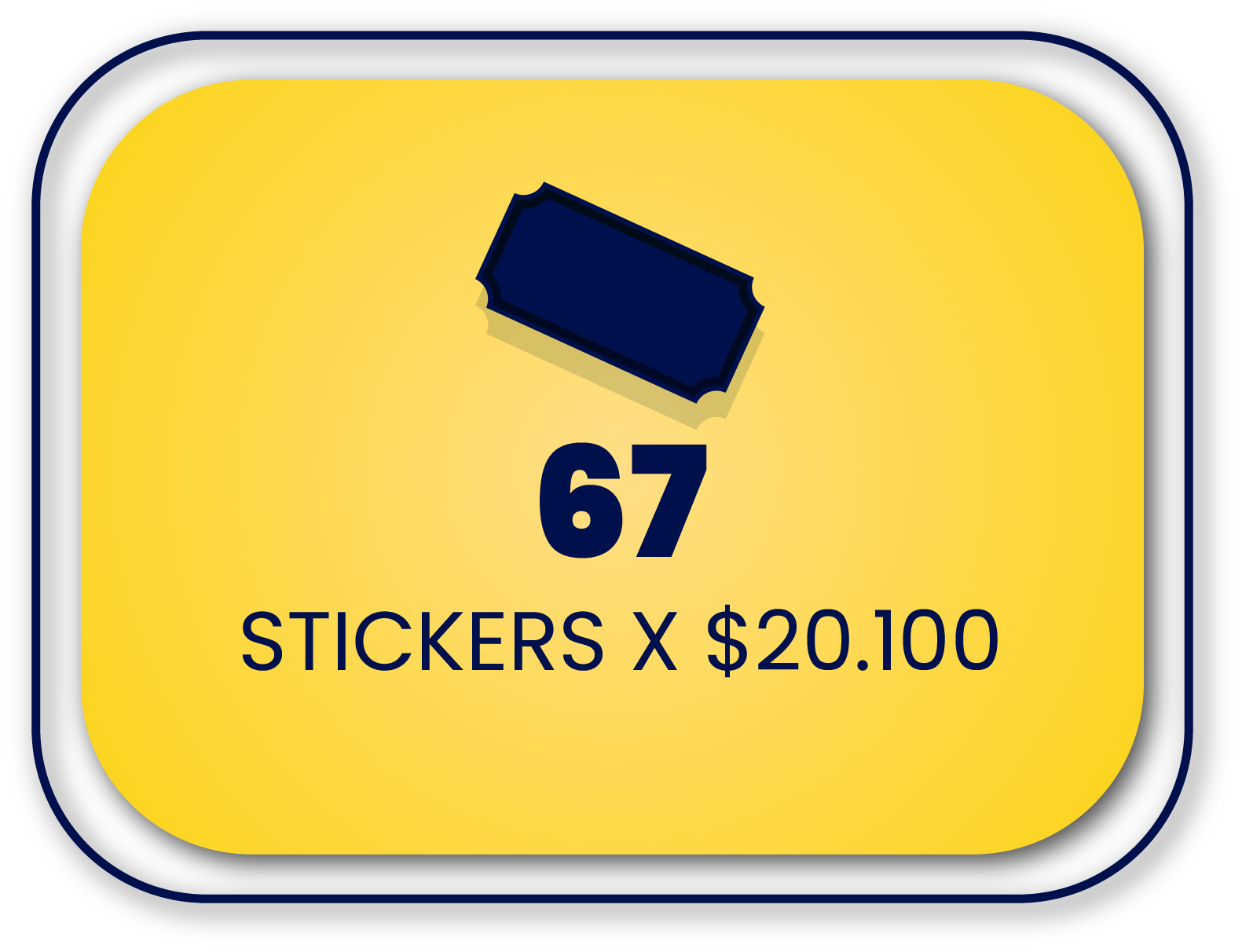 67 stickers
